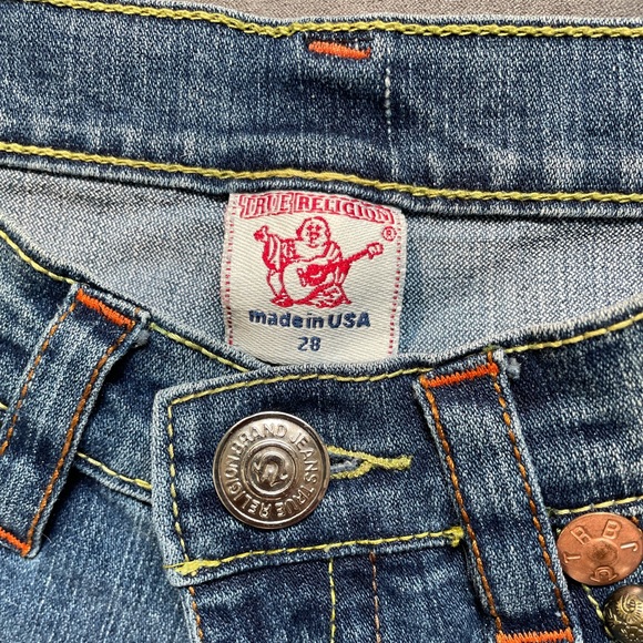 Women’s True Religion Jeans Straight Leg Size 28 - Picture 3 of 6